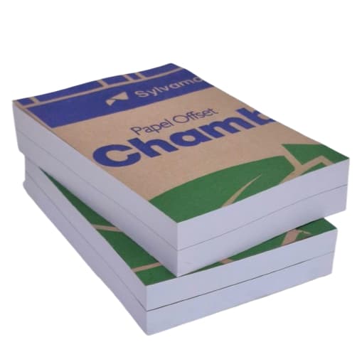 PAPEL CARTÃO 180g CHAM  A4  PACOTE COM 250 FOLHAS OFF-SET BRANCO