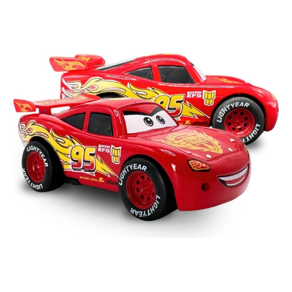 Carrinho Relâmpago Mcqueen De Fricção De Ferro