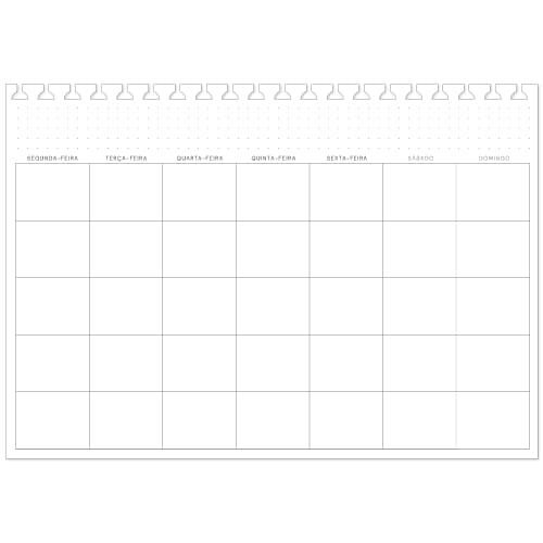 Refil PLANEJAMENTO MENSAL Reposicionável P/ Caderno AD C/ 30 folhas 90g/m²