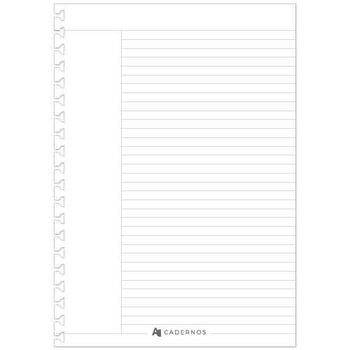 Refil MÉTODO CORNELL Reposicionável P/ Caderno AD C/ 50 folhas 90g/m²