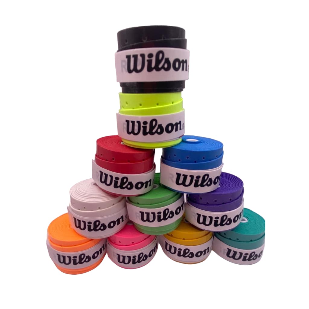 KIT 10 OVERGRIPS WILSON TENIS BEACH TENNIS PADEL