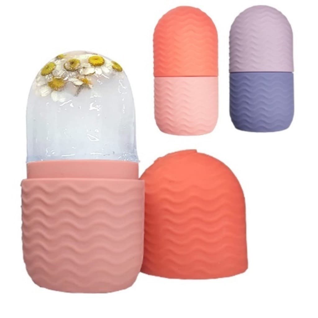 Rolo de gelo facial para remover inchaço, tratamento facial, massagem facial para reduzir acne