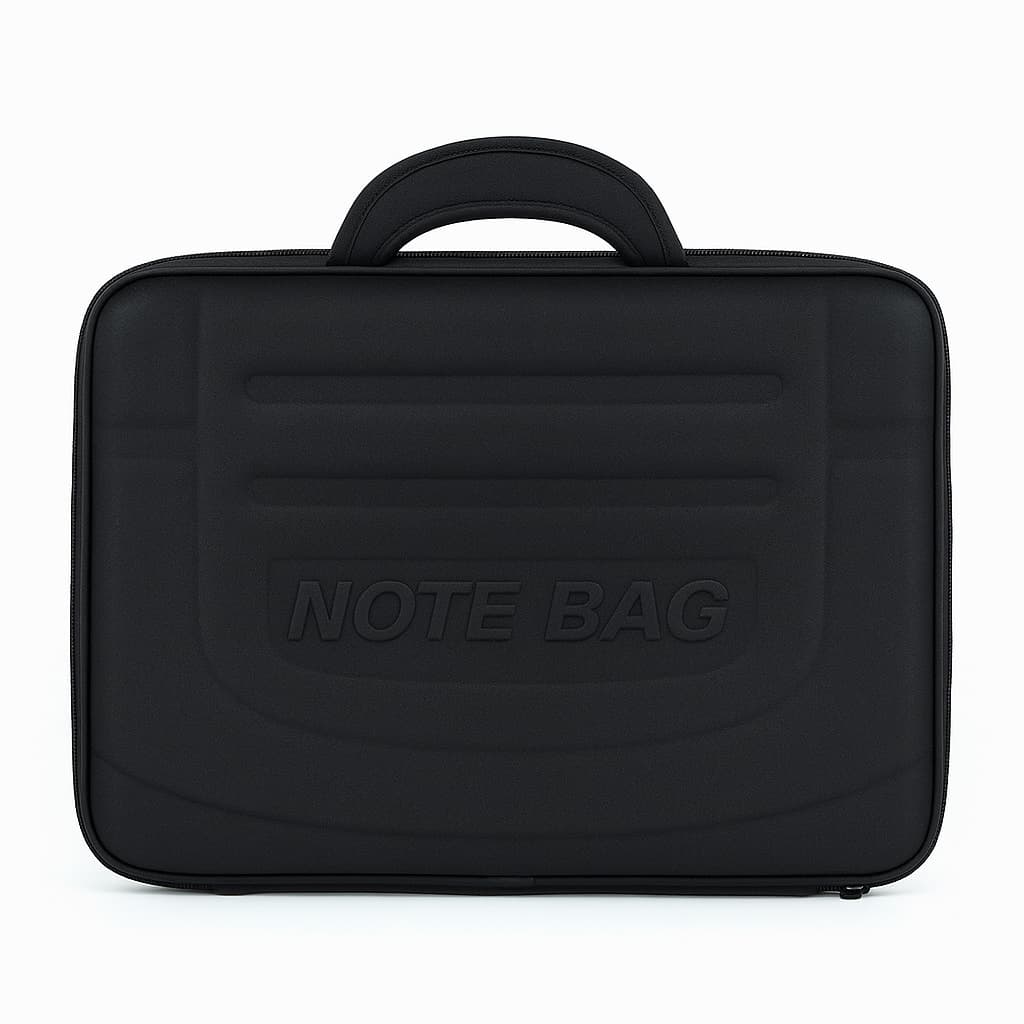 Maleta Notebook Resistente a Respingos Água Zíperes de Metal Bolso Interno Case 14" 15,6" Polegadas