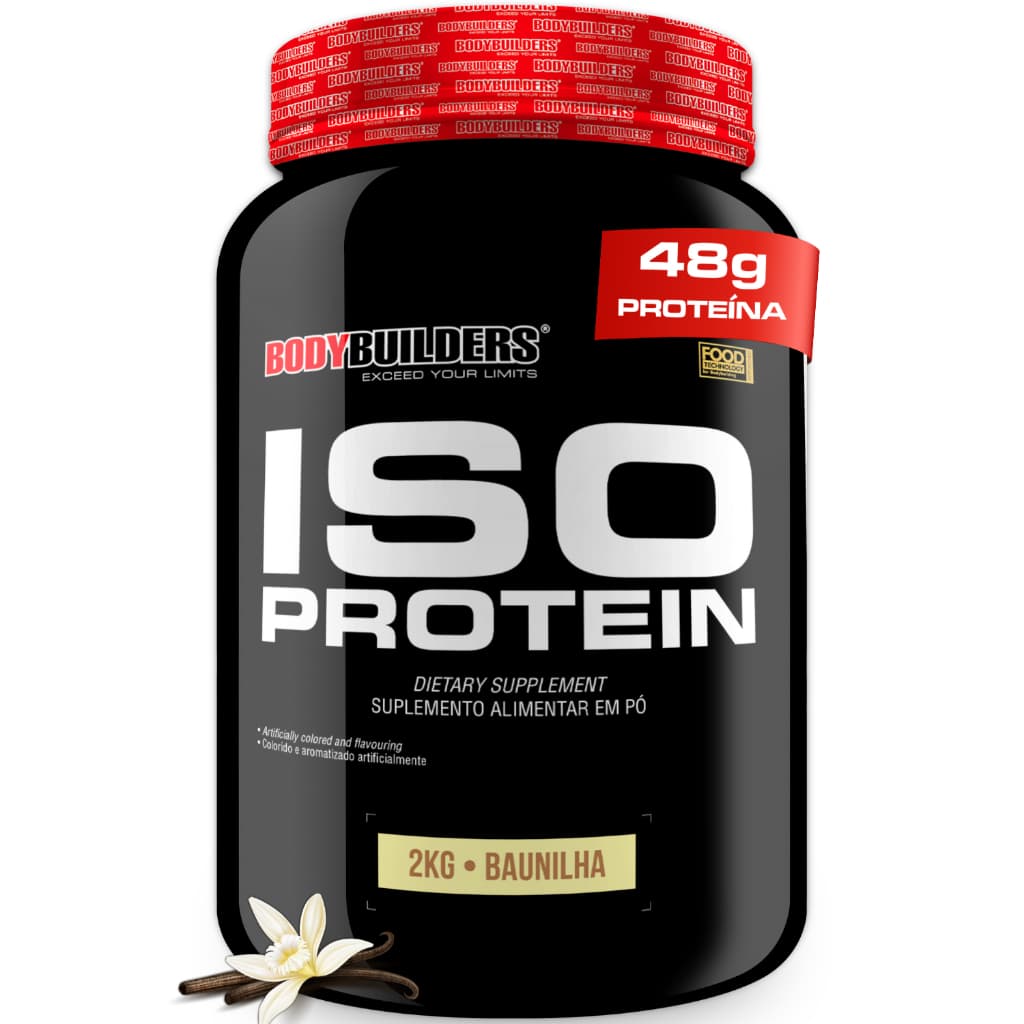 Whey Protein Isolado Iso Protein | Recuperação Muscular e Ganho de Massa - Bodybuilders