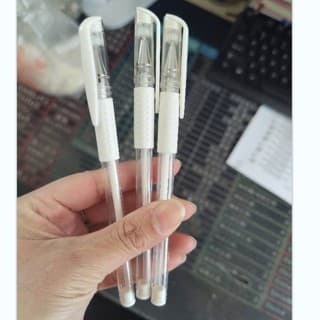 Kit Caneta Em Gel Para Marcação De Sobrancelha Design Micropigmentação Branca ou Rosa Microblading.