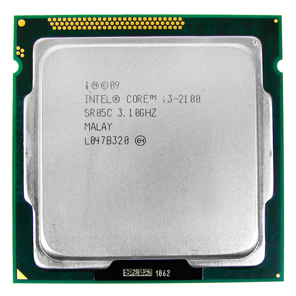 Processador Intel Core I3 2100 LGA 1155 3.4 GHz Dual Core OEM Gamer 2 Núcleos