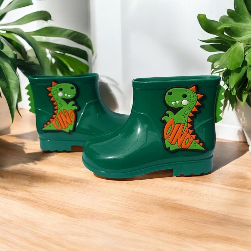 Galocha Infantil Masculina Botinha Meninos Dinossauro Moderno e Confortável Volta ás aulas