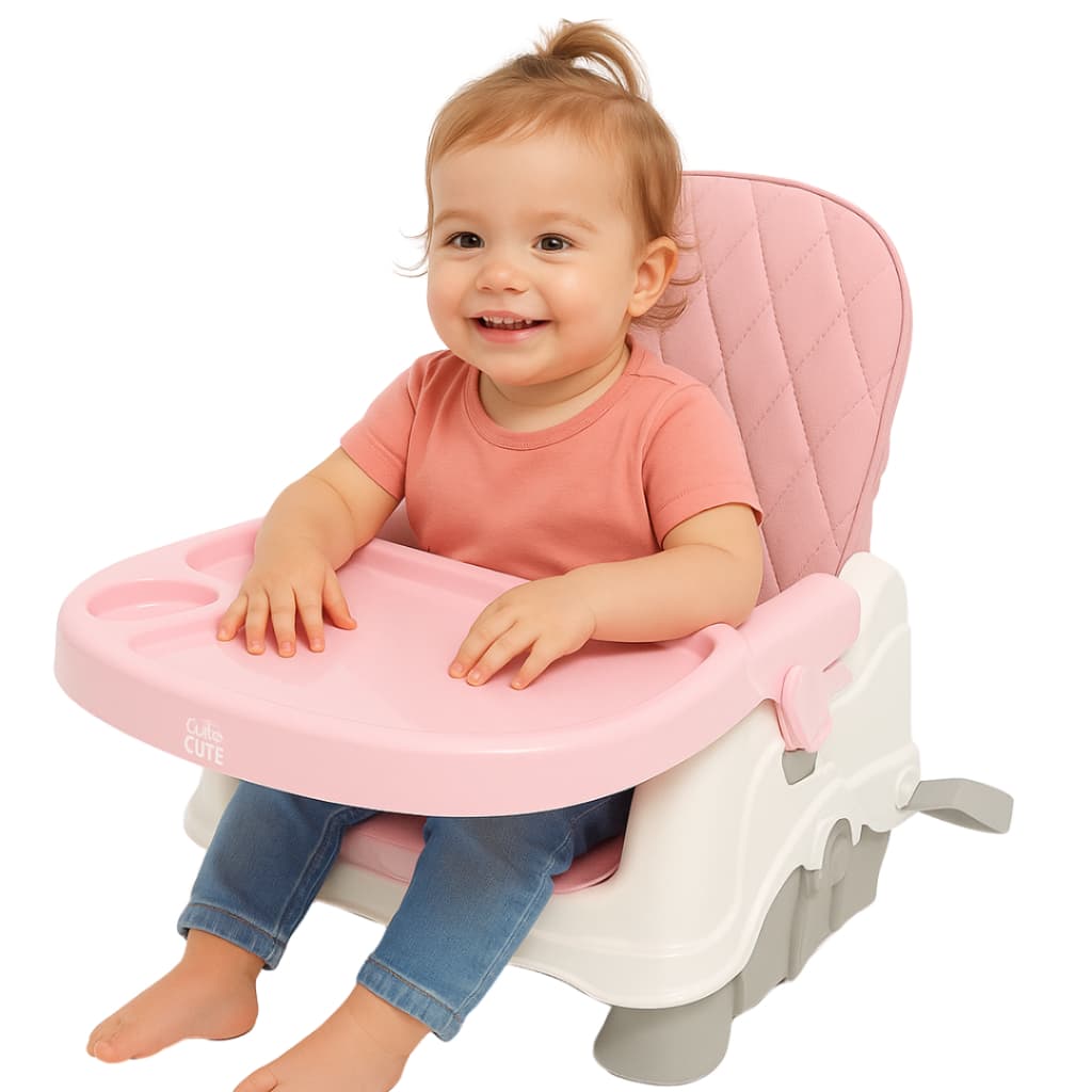 Cadeira De Alimentação Bebê Portátil 6m Até 23kg Acolchoado