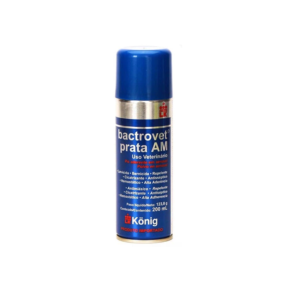 Bactrovet Spray Konig Spray Prata Am (mata Bicheira) 200ml