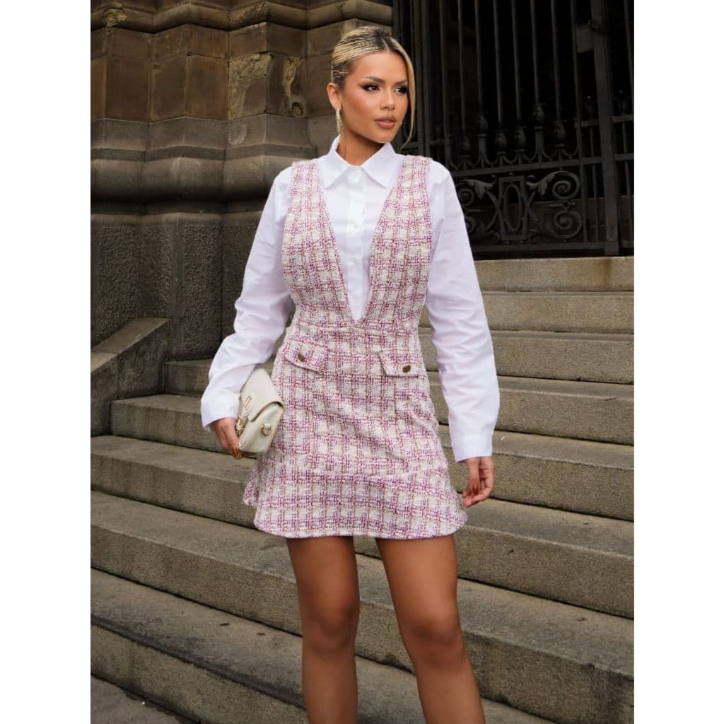 Salopete Saia Premium Estilo Real