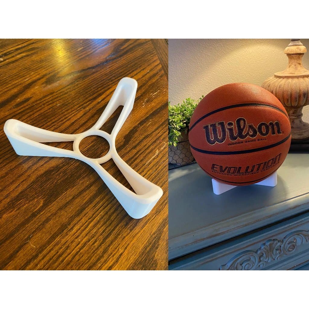 Suporte de Basquete Moderno e Resistente - Ideal para Decorar e Organizar