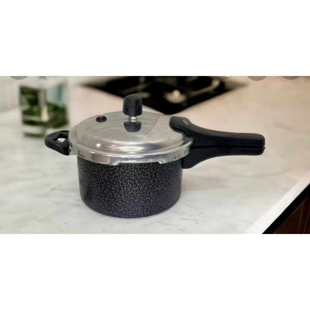 PANELA DE PRESSÃO 2,5 LITROS - FECHAMENTO EXTERNO - PRETO CRAQUELADO
