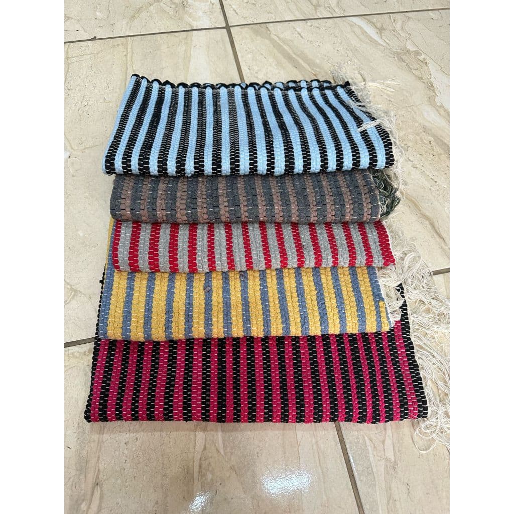 kit 5 tapetes porta /capacho/banheiro 50x80