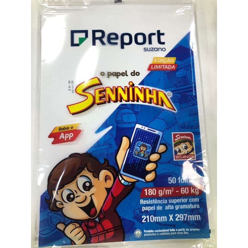 PAPEL REPORT 180G 50FLS