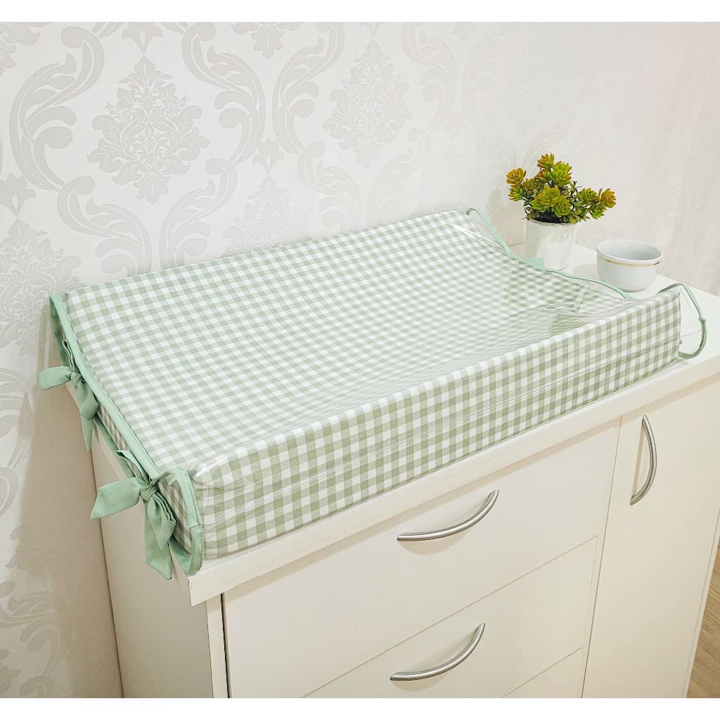 Trocador Plastificado Impermeável Anatômico Americano de Cômoda Para Troca de Fraldas