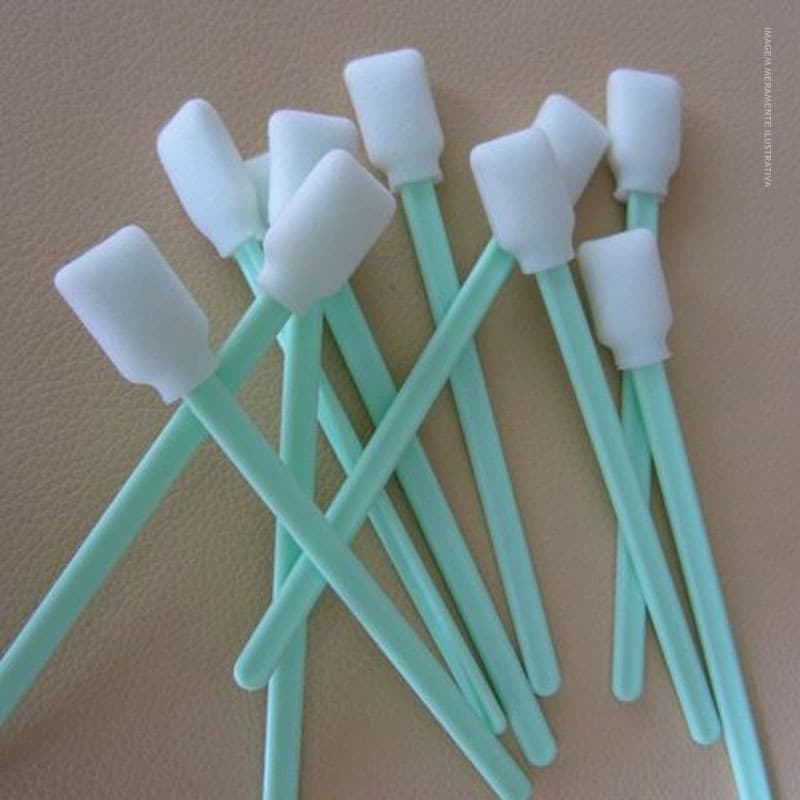 Kit 100 Unid Cotonete Limpeza Plotter Laser Câmera Impressora (ENVIO IMEDIATO)