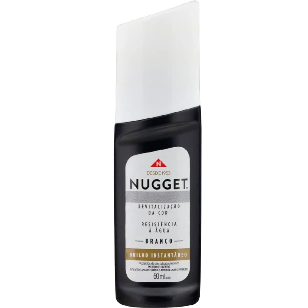 Nugget Polidor Para Sapato e Tênis Super Branca 60ml – Graxa Líquida