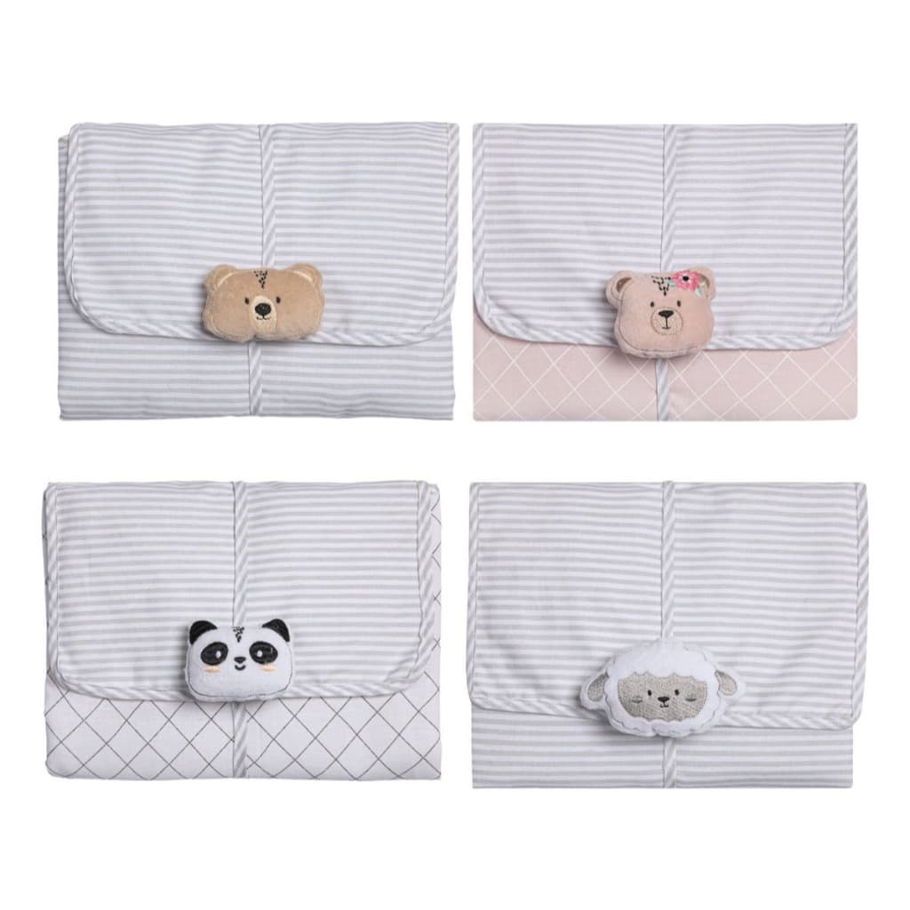 trocador infantil de fralda impermeavel portatil acolchoado macio bebe 66x40cm