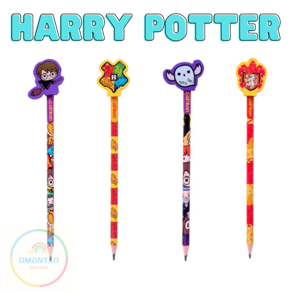 Lápis Hb Com Borracha Na Ponta Harry Potter
