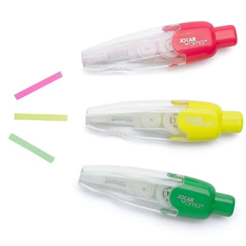 FITA DECORATIVA TRANSLÚCIDA MARCA-TEXTO 5MMX5M -  JOCAR OFFICE