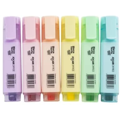 Caneta Marca Texto Trend Tons Pasteis Pastel Jocar Office