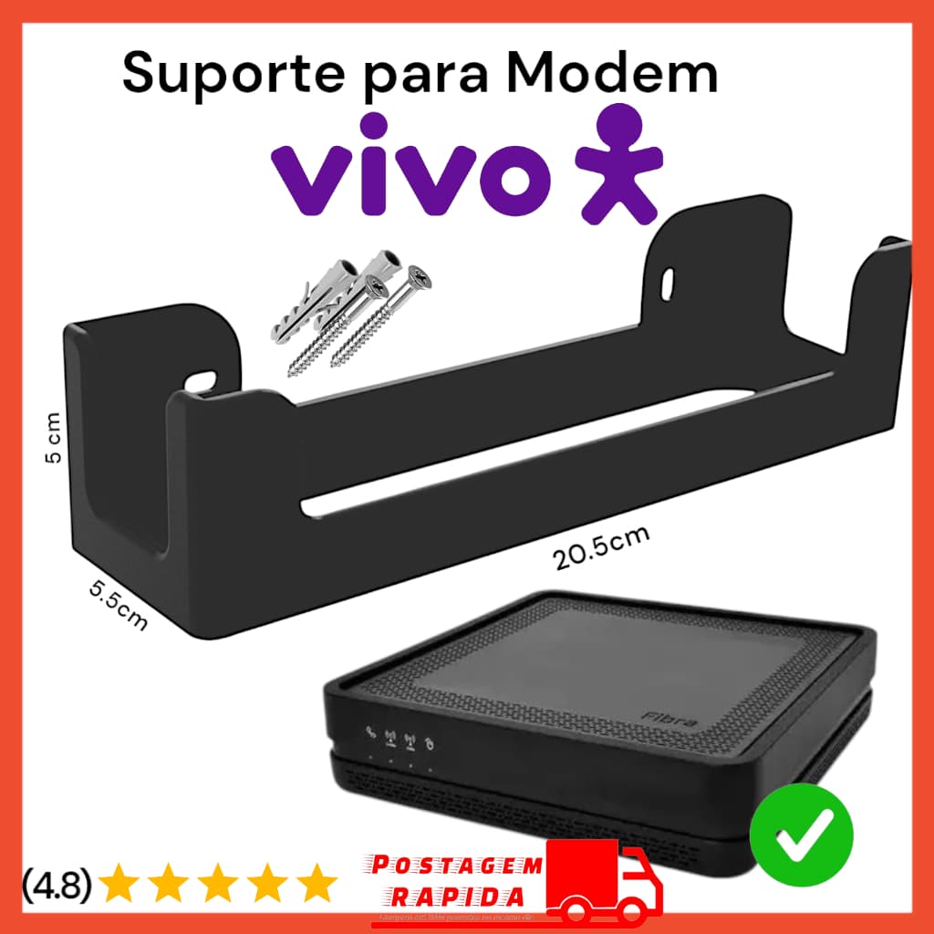 Suporte Modem Vivo Fibra / Roteador Vivo Fibra