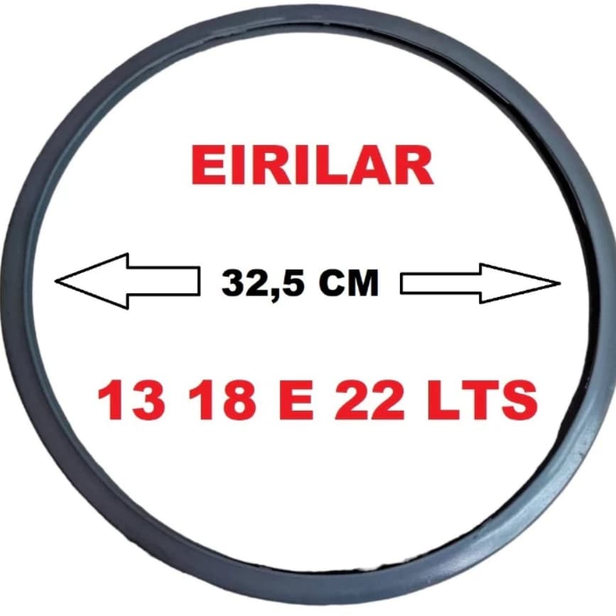 Borracha Anel De Vedação Para Tampa Da Panela De Pressão EIRILAR 13-18-22 Litros (Nitrilica)