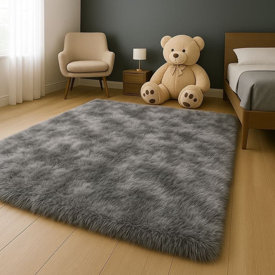 Tapete Sala Felpudo 1,50 X 1,00 Premium Pelo Alto