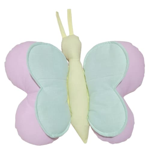 Almofada Borboleta Decorativa Quarto Bebe Infantil