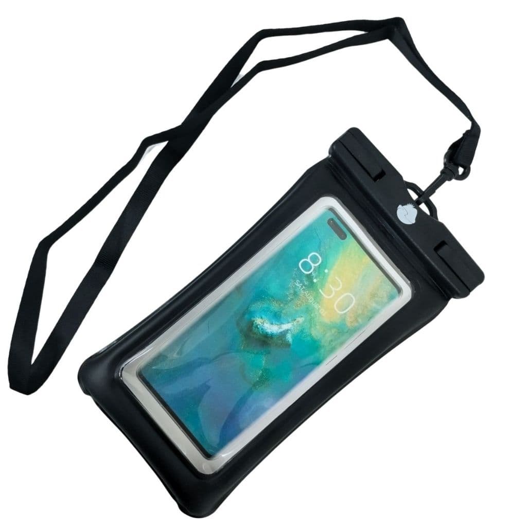 Capa Bolsa Estanque Para Celular Prova D'água Motoqueiro Motoboy Caiaque Jet Ski Porta Documentos Proteção Celular