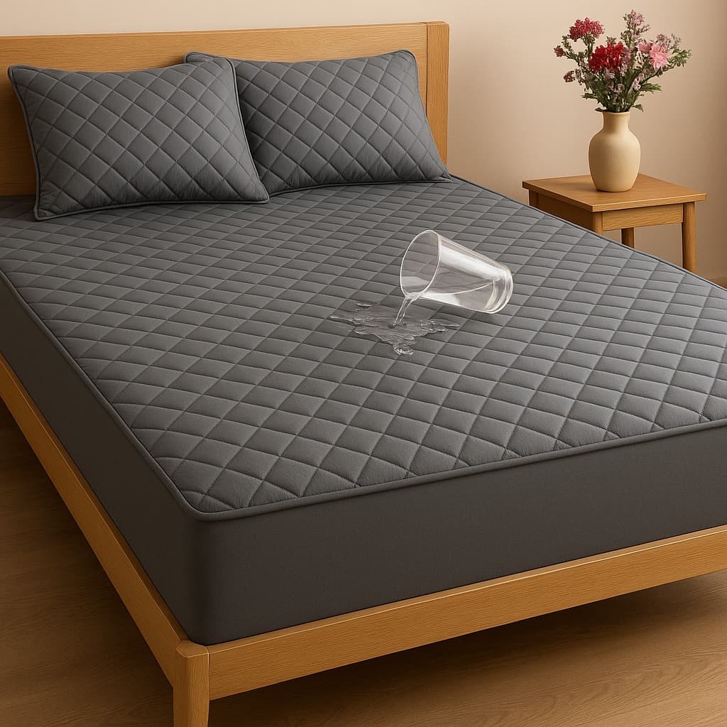 Protetor Capa de Colchão Impermeável Matelado Branco para Cama Box Solteiro, Casal, Queen, king, Berço e Travesseiro