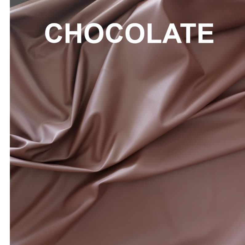 Tecido Couro Ecológico Liso Fosco com Elastano - (Enviamos cortes inteiros)