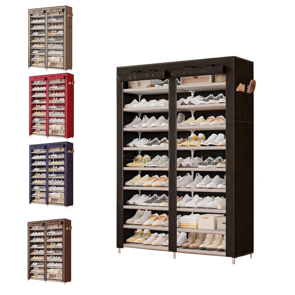 Sapateira Dupla Dobrável 10 Andares Portátil Premium