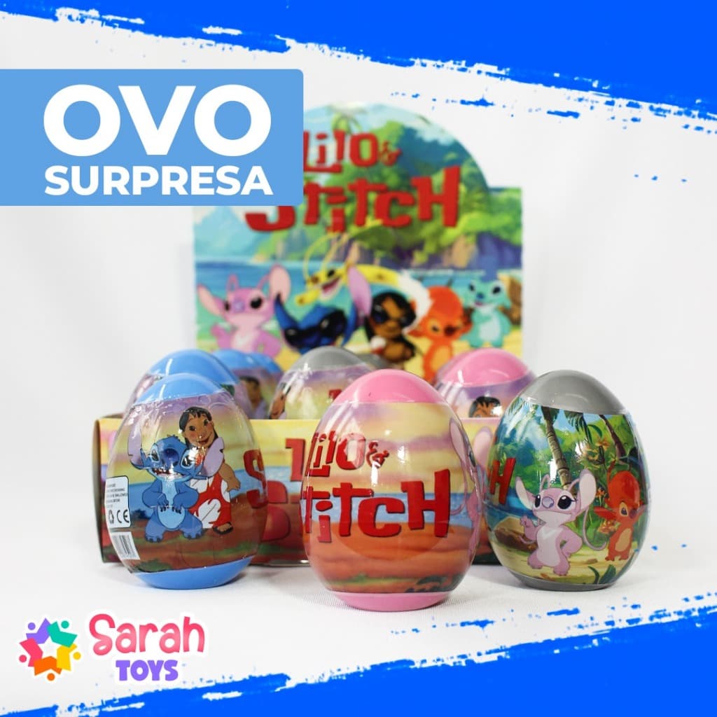 Ovo Surpresa do Stitch com 12 und.