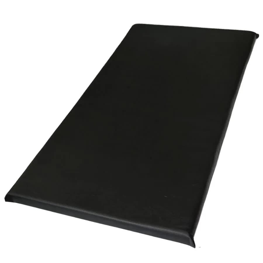 Colchonete para treino ioga pilates 90x40x2cm espuma D26 PRETO