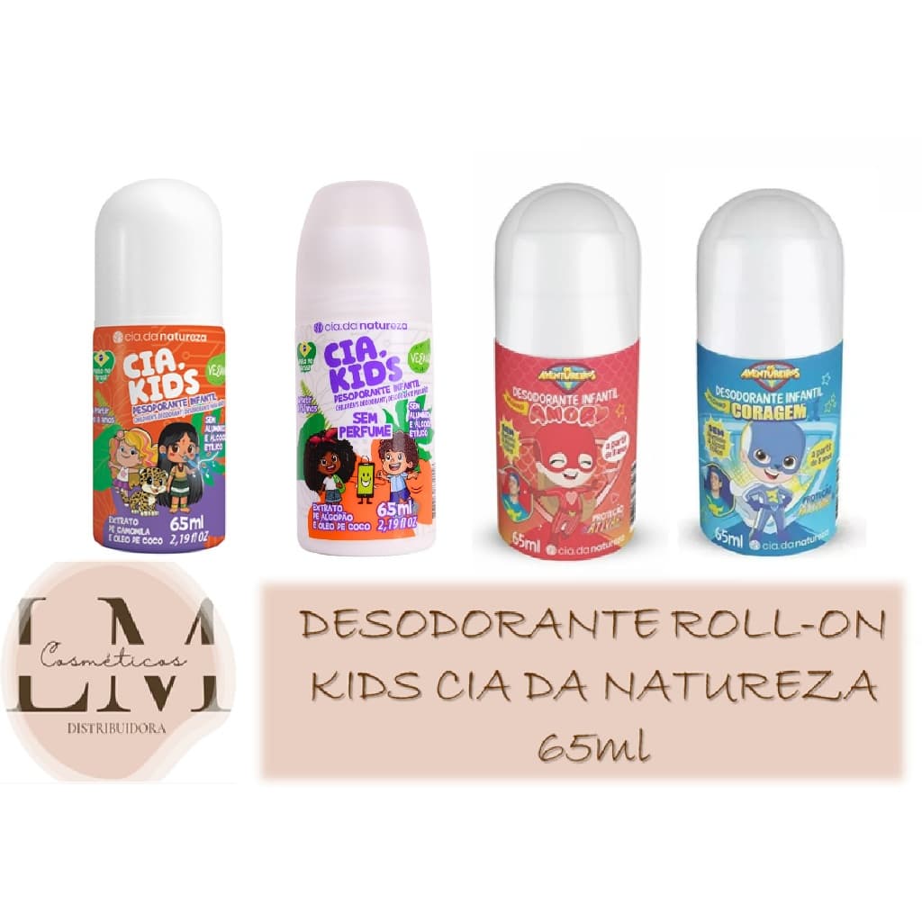 Desodorante Roll-on Infantil Cia da Natureza 65ml