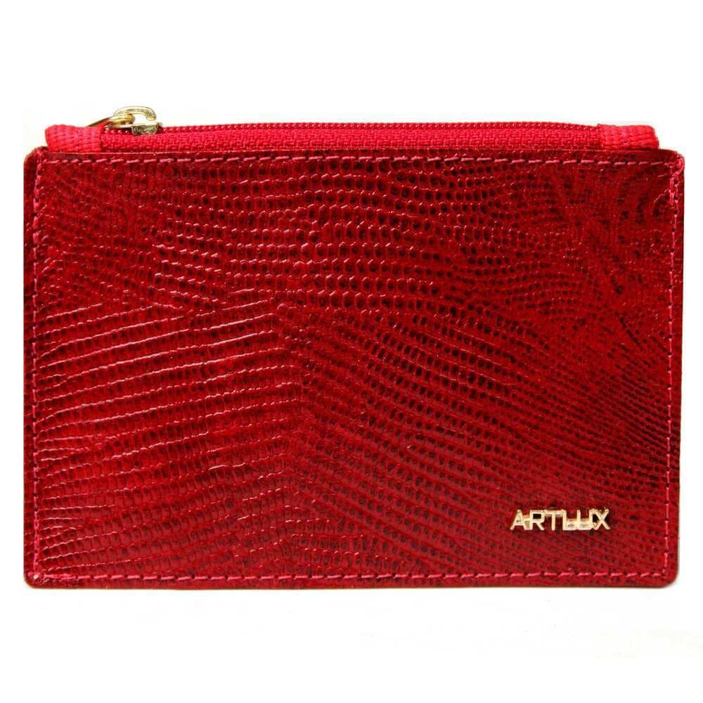Carteira Couro Zíper Feminina Artlux 922