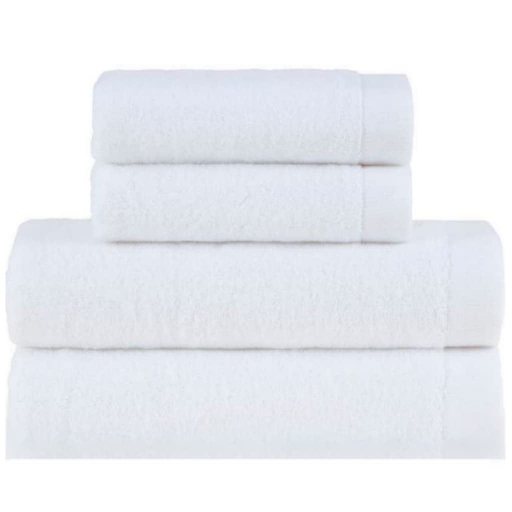 Jogo De Toalhas Banho Buddemeyer 4 Peças 100% Algodão Dual Air Banho E Rosto Felpudas Super Macia