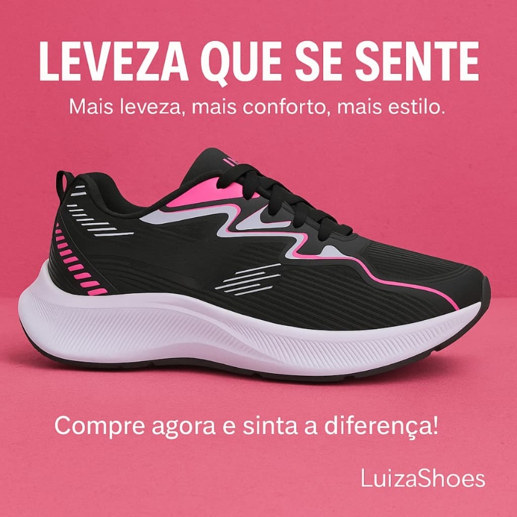 Tênis Confortável Infantil Esportivo Unissex Caminhada Corrida