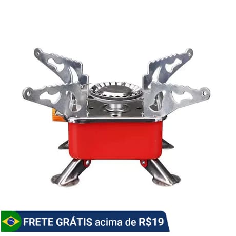 Fogareiro Portátil Fogão á Gás Ingnição Automática Camping Viagem Dobrável -byb