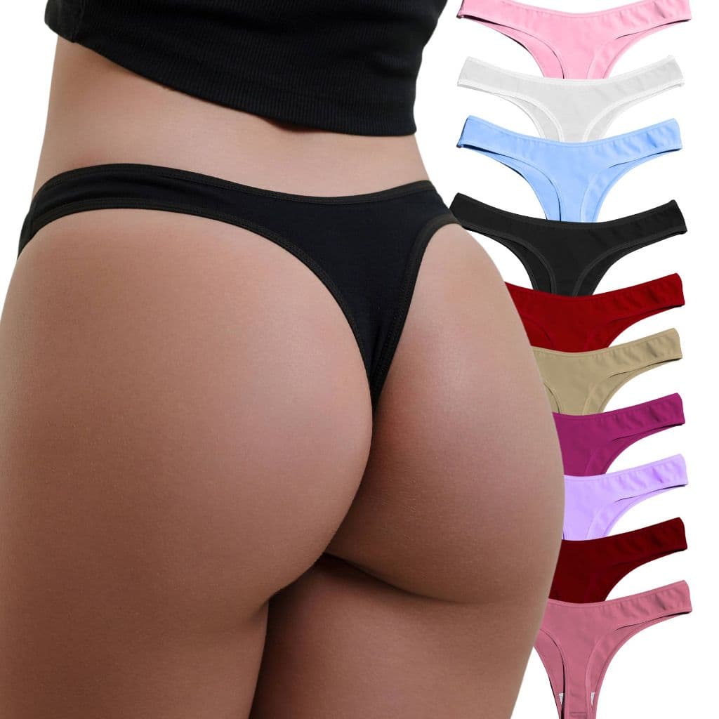 Kit 5 Calcinha Fio Algodão  Conforto Cotton Feminina