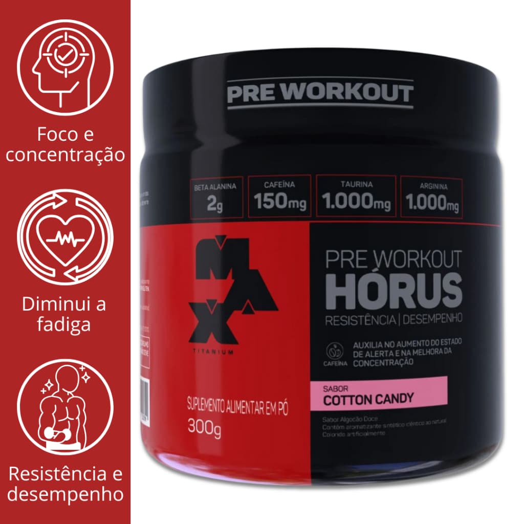 PRÉ TREINO HORUS (300G E 150G) - MAX