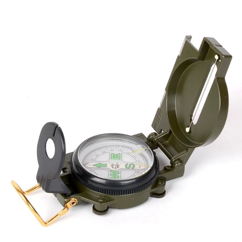 Bússola Profissional Metal Alta Precisão Bússola Multifuncional em Metal