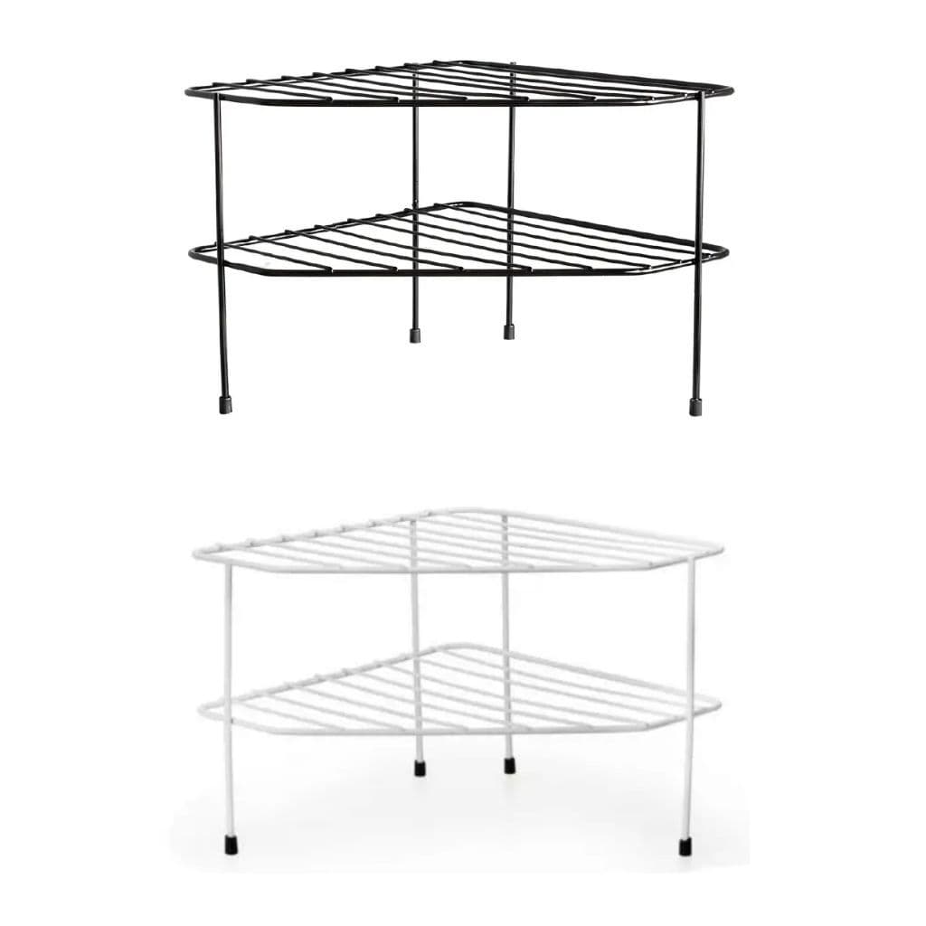 Organizador de Pratos 3 Andares Suporte de Ármário Multiuso