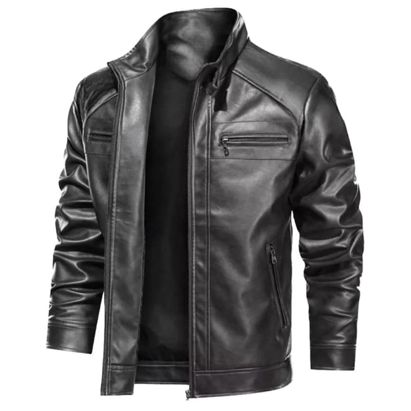 Jaqueta De Couro Masculina Resistente Impermeável