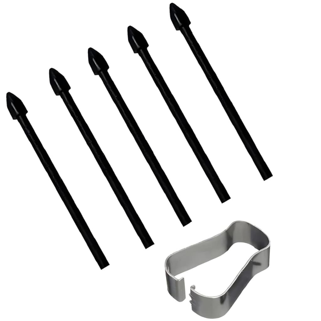 Kit Pontas de Reposição P/ caneta S Pen Tablet Família Samsung S Note - Preto + Extrator para Caneta