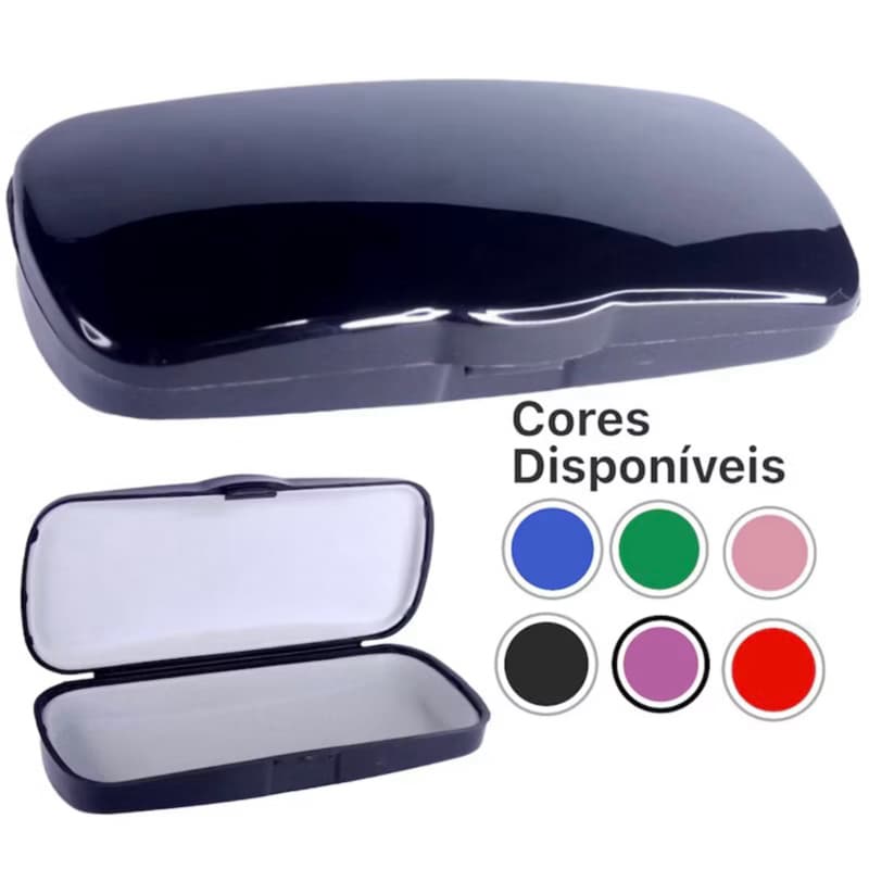 Estojo/Case Protetora Para Óculos de Grau Com Trava de Segurança