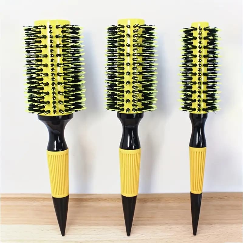 Kit 3 pc Escovas Profissionais De Cabelo Cerdas