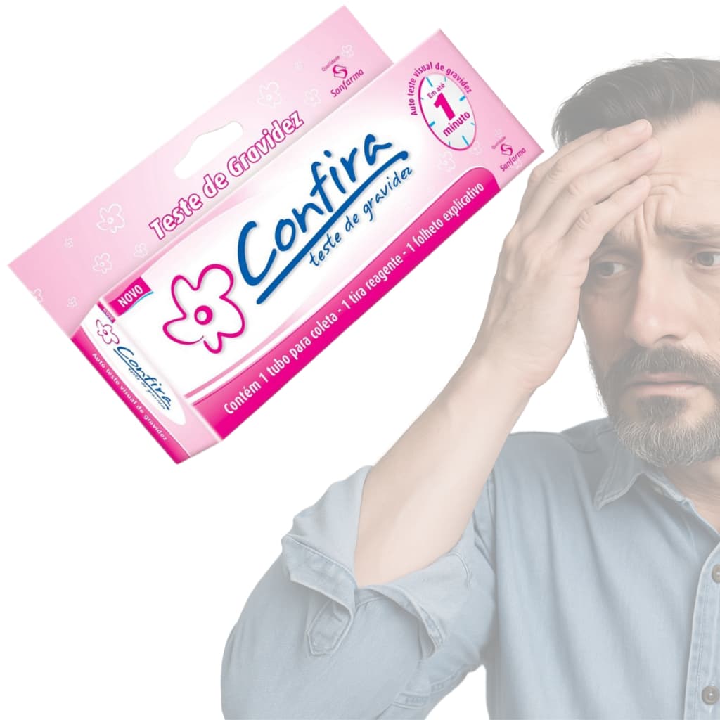 Kit 1/2/3  Teste Gravidez Confira Tira + Coletor Resultado Em 1 Minuto Discreto de bolso Rápido