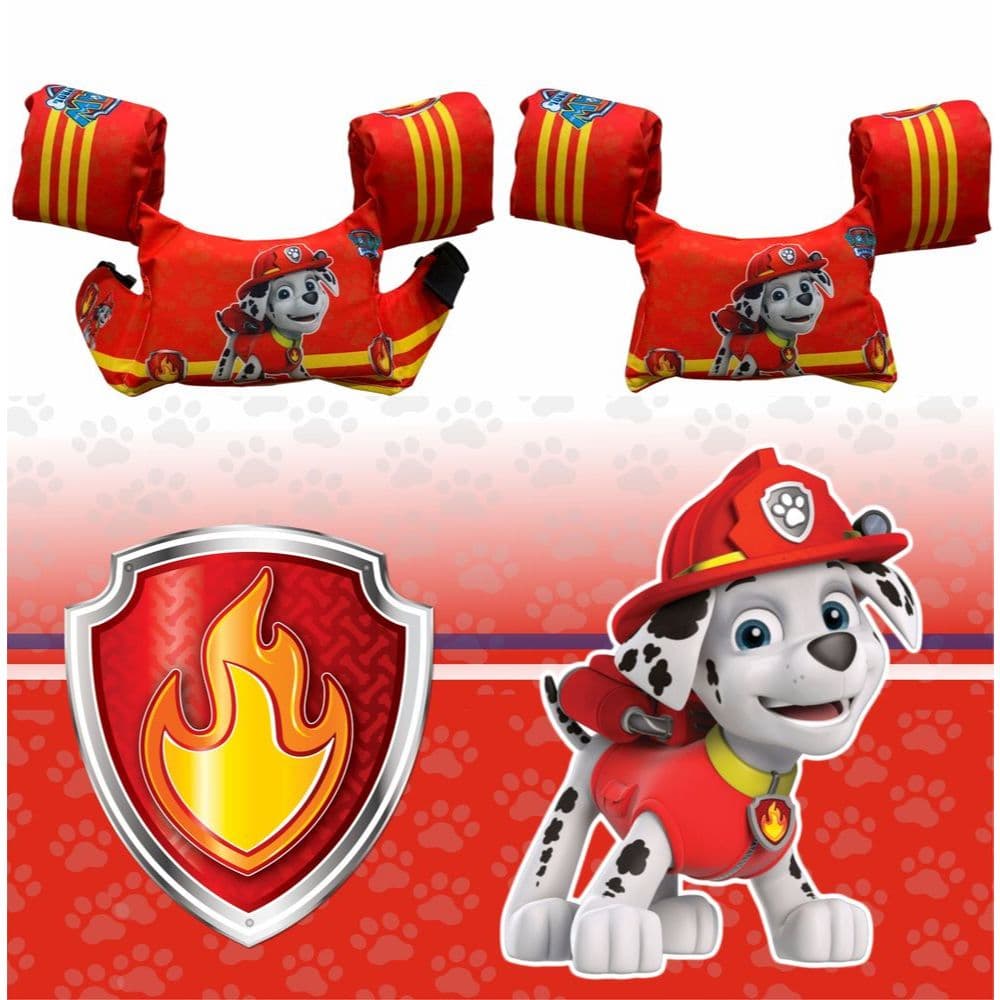 Bóia Infantil de Braço com Peitoral Até 7 Anos (25kg) Kids Desenhos infantis Marshall